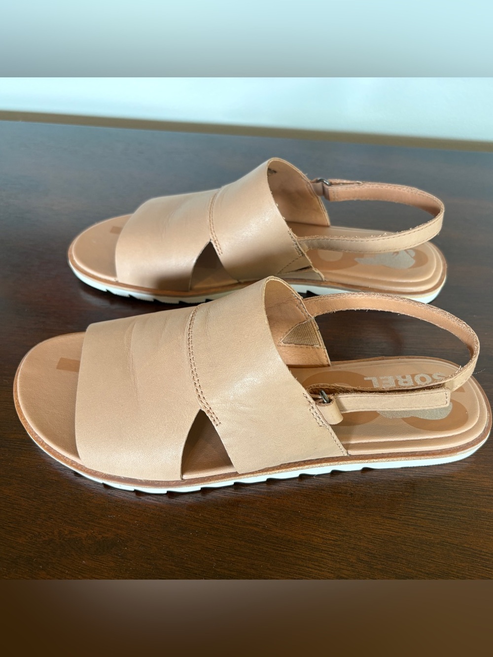 EUC Sorel Ella II Slingback Sandals, sz 8 - Picture 3 of 7
